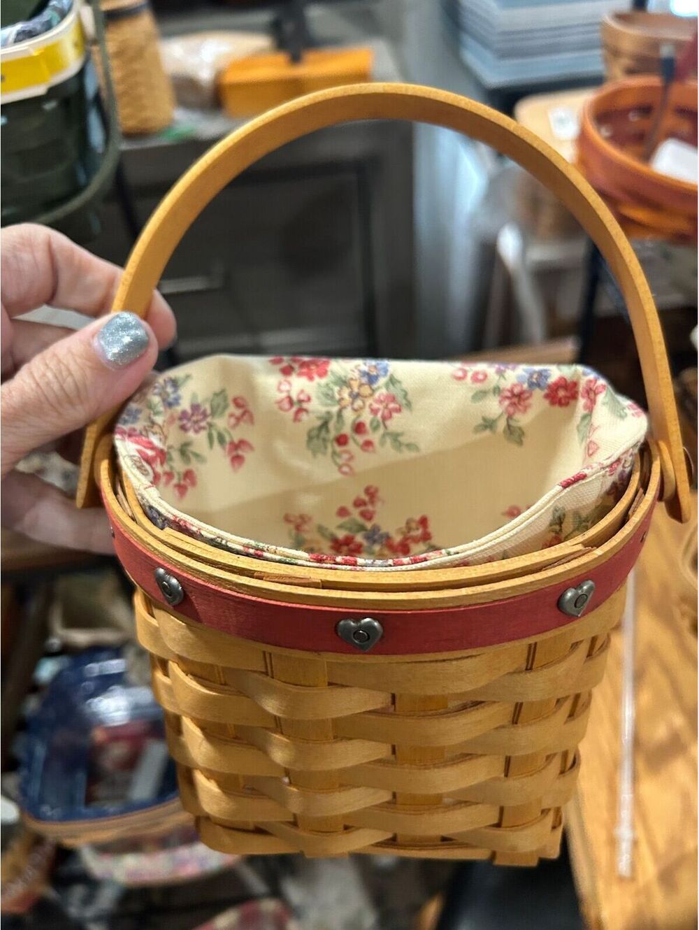 Longaberger Love Notes basket